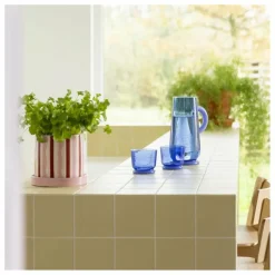 Best &Klevering Verres Dew - Set de 2 | Bleu