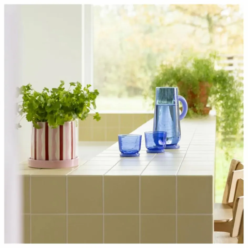 Best &Klevering Verres Dew - Set de 2 | Bleu
