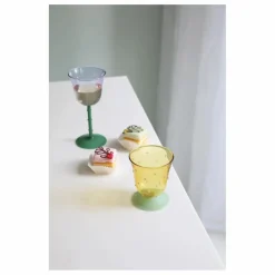 Sale &Klevering Verres Dot - Set de 2 | Jaune