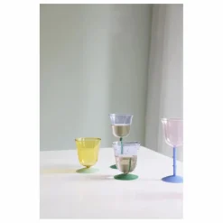 Sale &Klevering Verres Dot - Set de 2 | Jaune