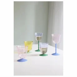 Online &Klevering Verres Dot - Set de 2 | Rose