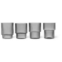Ferm Living Art De La Table*Verres Ripple - Set de 4