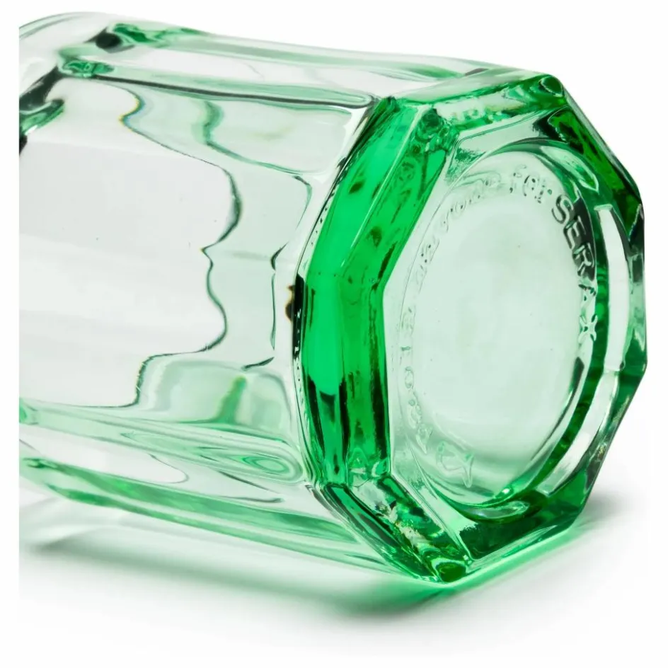 Sale Serax Verres teintés Fish & Fish, Paola Navone - Set de 4 | Vert