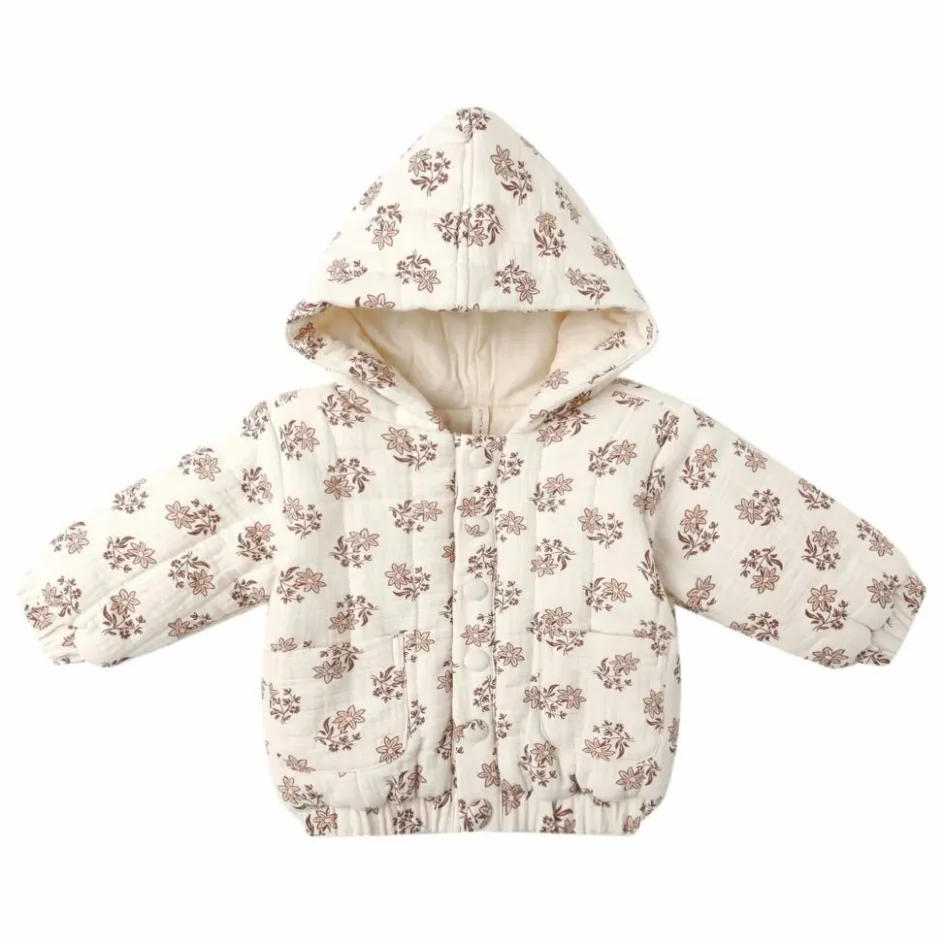 New Veste à Capuche Fleurie Gaze de Coton Bio | Enfant Manteaux, Blousons|Manteaux, Blousons, Pilotes