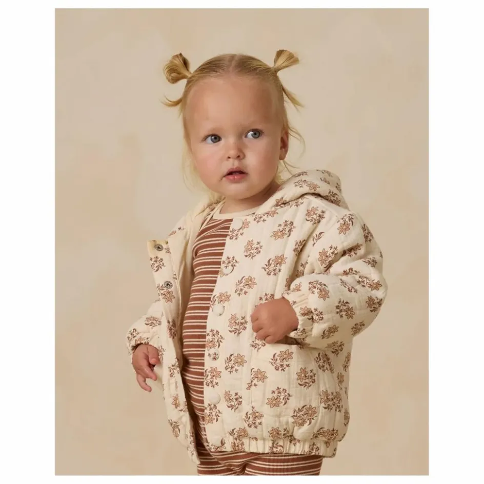 New Veste à Capuche Fleurie Gaze de Coton Bio | Enfant Manteaux, Blousons|Manteaux, Blousons, Pilotes