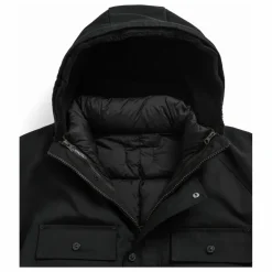 Sale Taion Veste à Capuche Volume Down | Noir