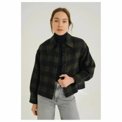 Outlet Veste Balma Holly Carreaux Laine | Femme Vestes, Blousons