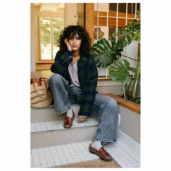 Outlet Veste Balma Holly Carreaux Laine | Femme Vestes, Blousons