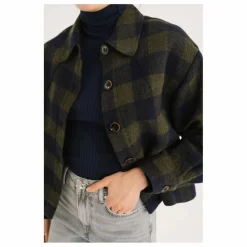 Outlet Veste Balma Holly Carreaux Laine | Femme Vestes, Blousons