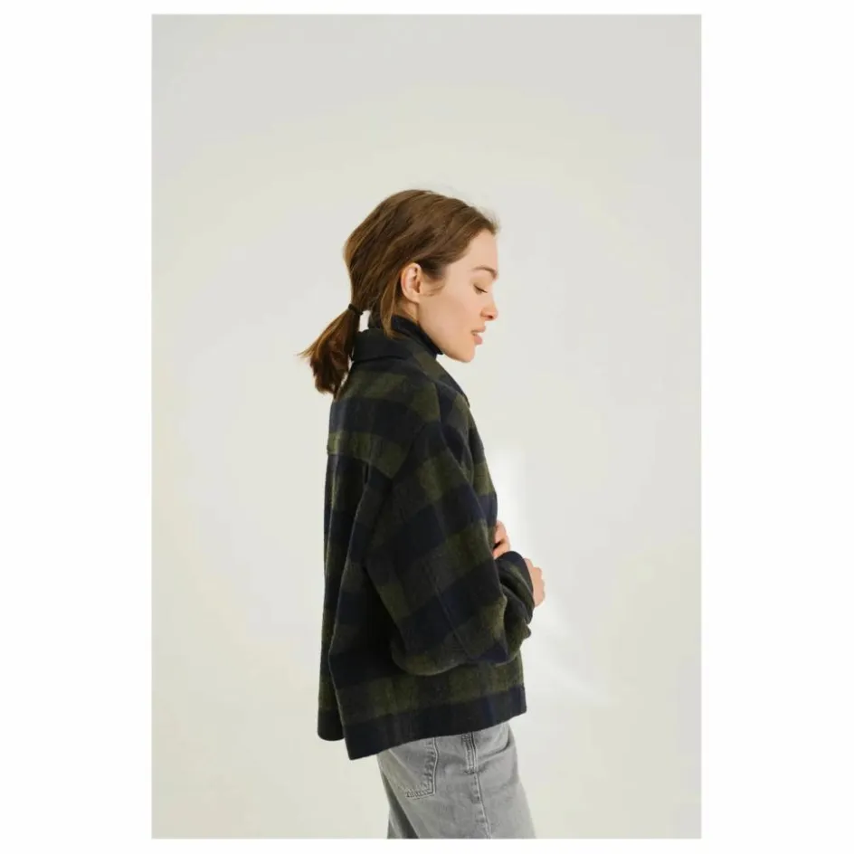 Outlet Veste Balma Holly Carreaux Laine | Femme Vestes, Blousons