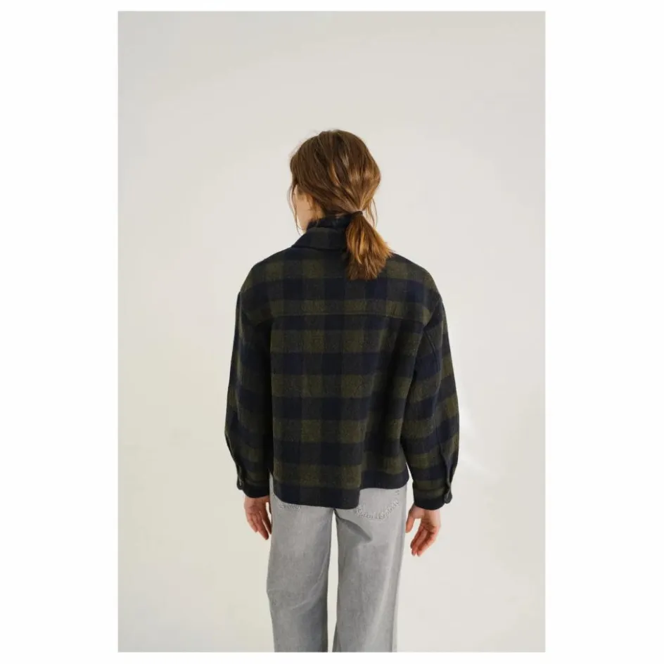 Outlet Veste Balma Holly Carreaux Laine | Femme Vestes, Blousons