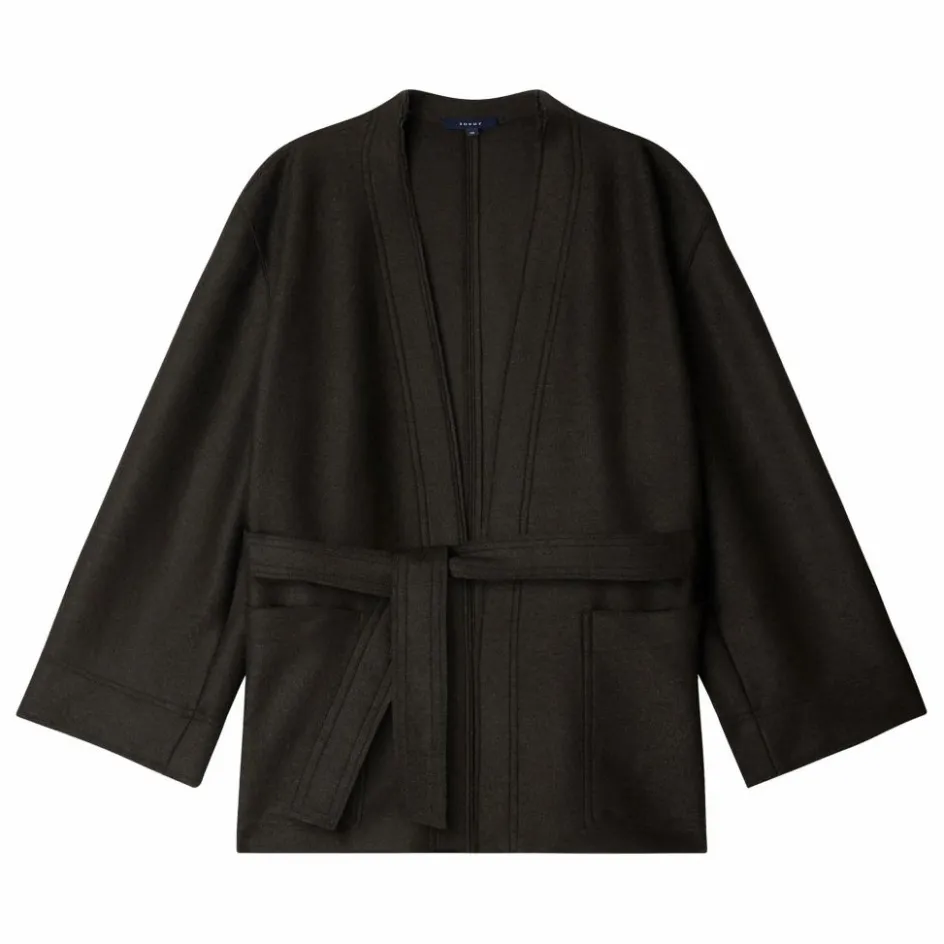 Online Soeur Veste Balme Laine Vierge | Vert foncé
