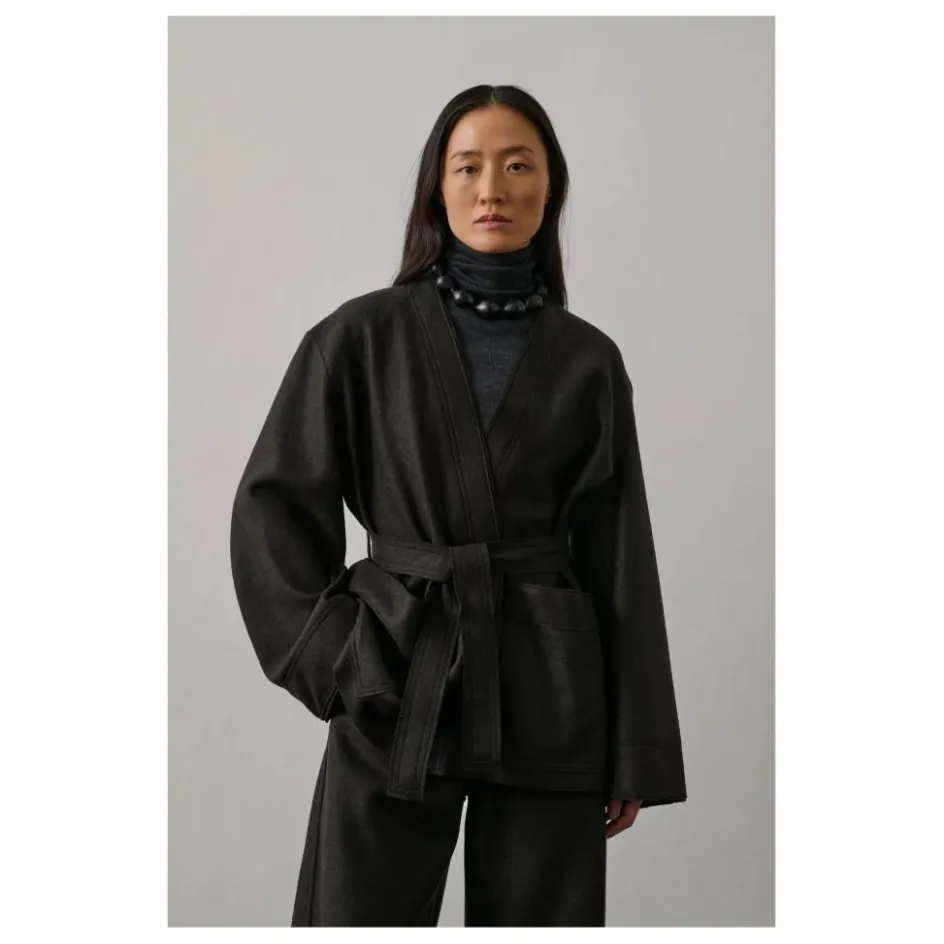 Online Soeur Veste Balme Laine Vierge | Vert foncé