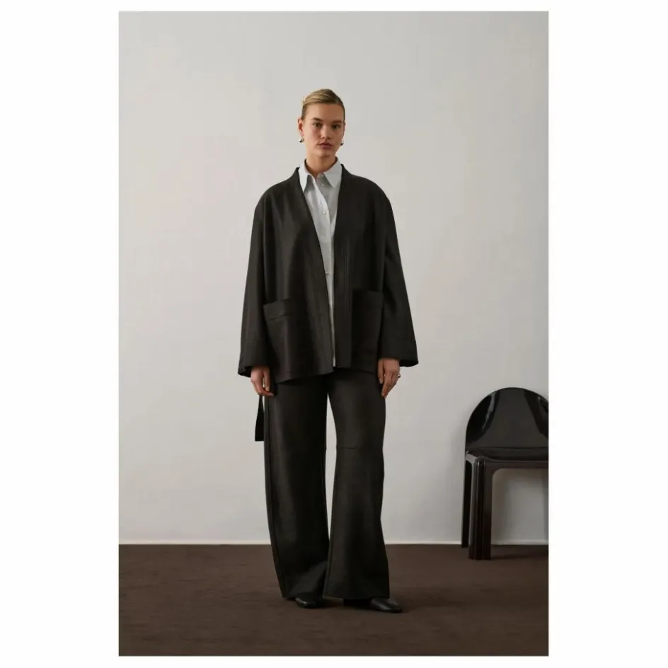 Online Soeur Veste Balme Laine Vierge | Vert foncé