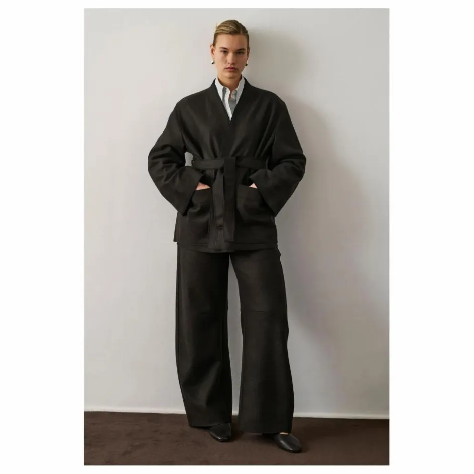 Online Soeur Veste Balme Laine Vierge | Vert foncé
