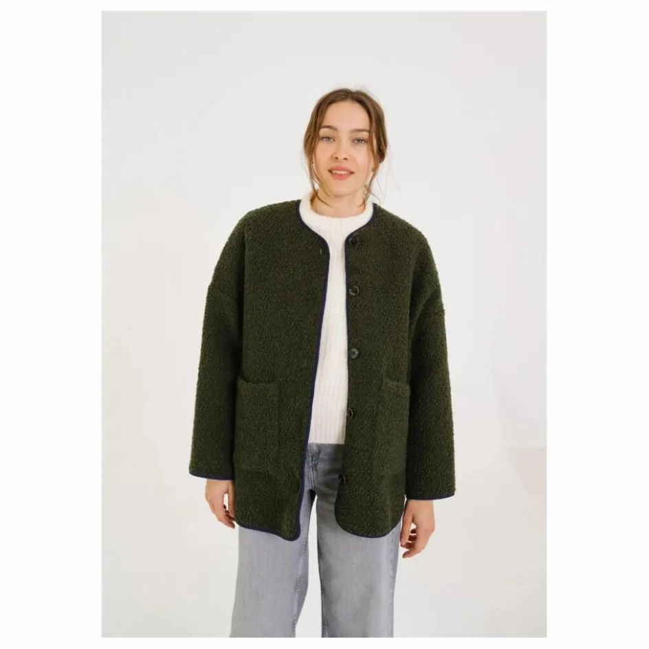 Hot Veste Bari Greenlake Laine Vierge | Femme Vestes, Blousons
