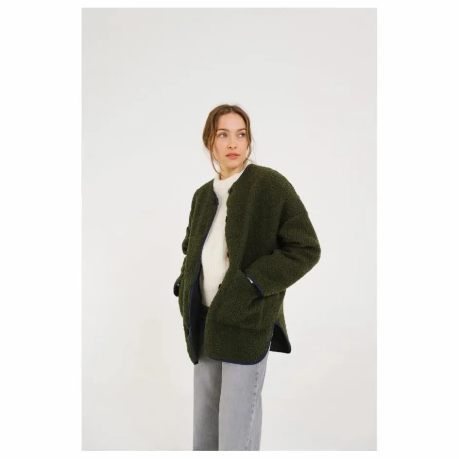 Hot Veste Bari Greenlake Laine Vierge | Femme Vestes, Blousons