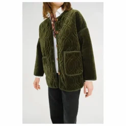 Hot Sacrécoeur Veste Bari Zephir Brodée Velours | Vert