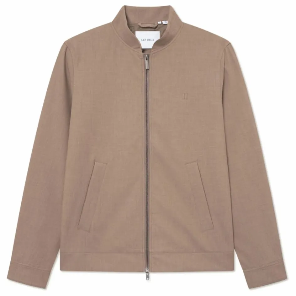 Les Deux Veste Bomber Texturée Como | Marron