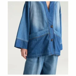 Best Momoni Veste Caroline Denim | Bleu