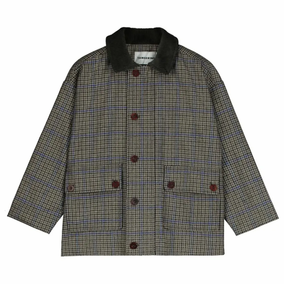 Tangerine Veste Carreaux Laine ||Enfant Manteaux, Blousons|Manteaux, Blousons