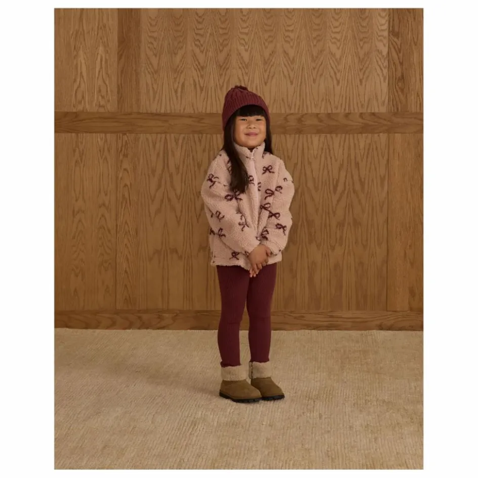 Rylee + Cru Veste Coco Sherpa | Rose