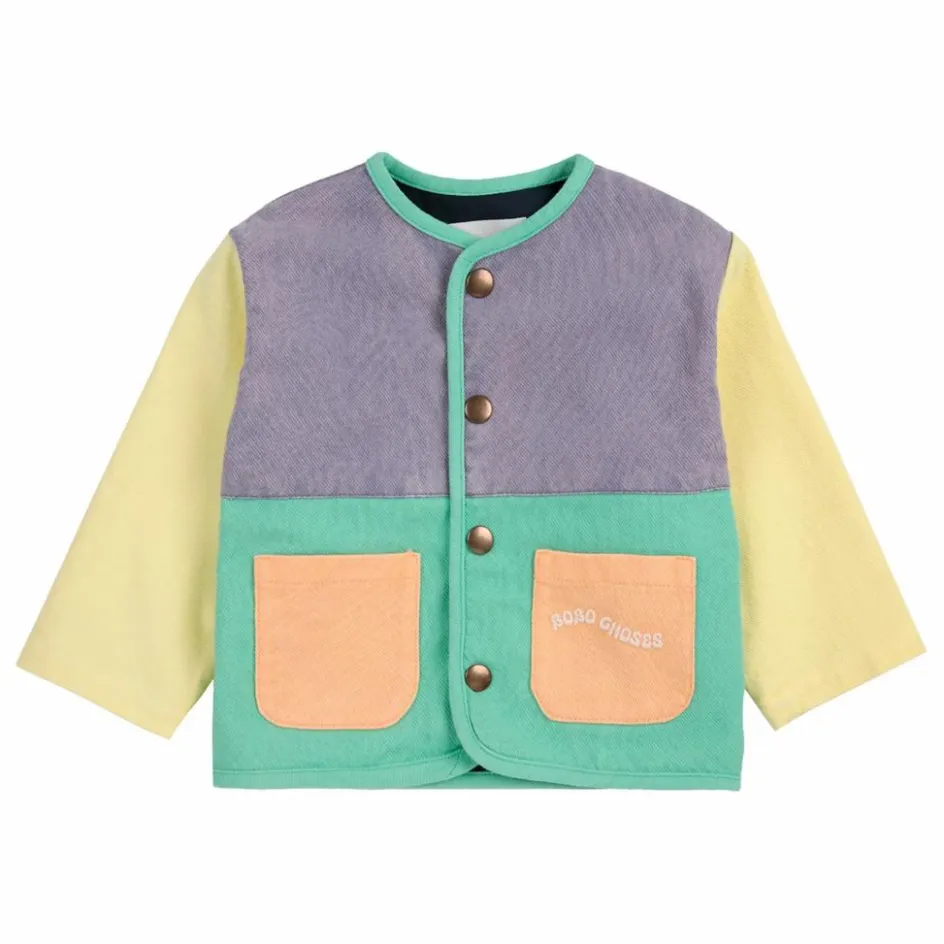 Bobo Choses Manteaux, Blousons, Pilotes*Veste Colorblock Fibres Recyclées |