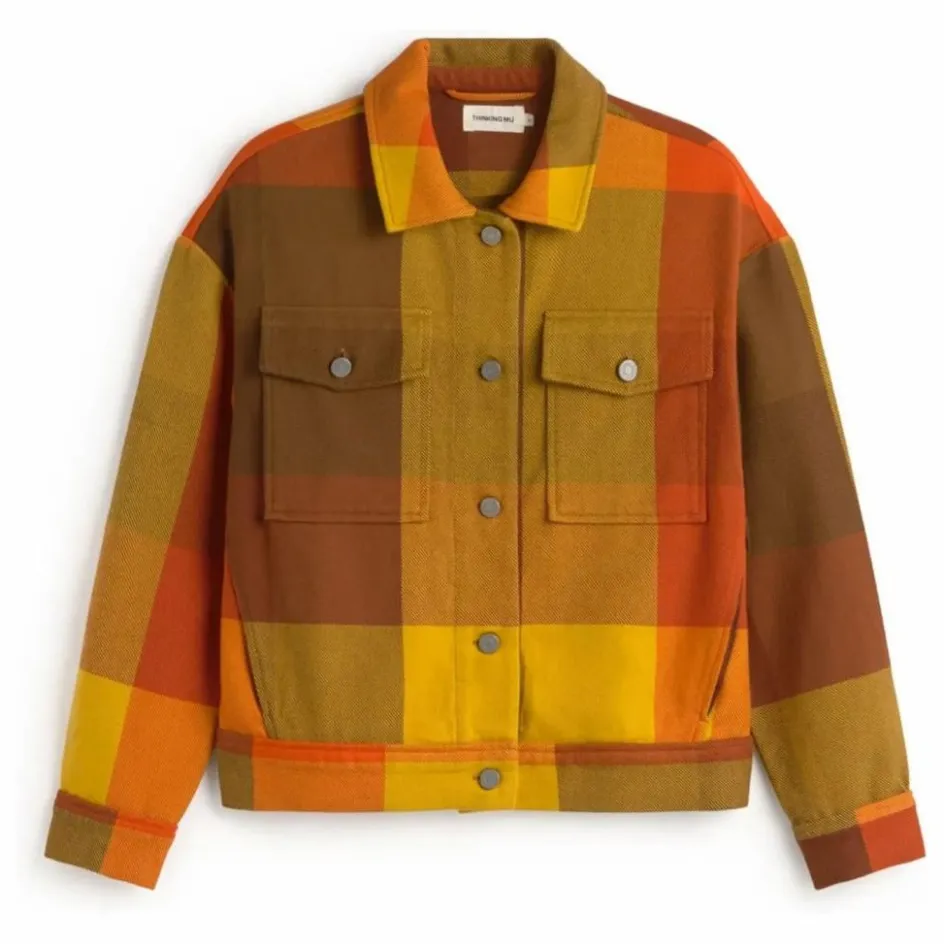 Femme Thinking Mu Vestes, Blousons*Veste Creek Blanket Frans Coton Bio |