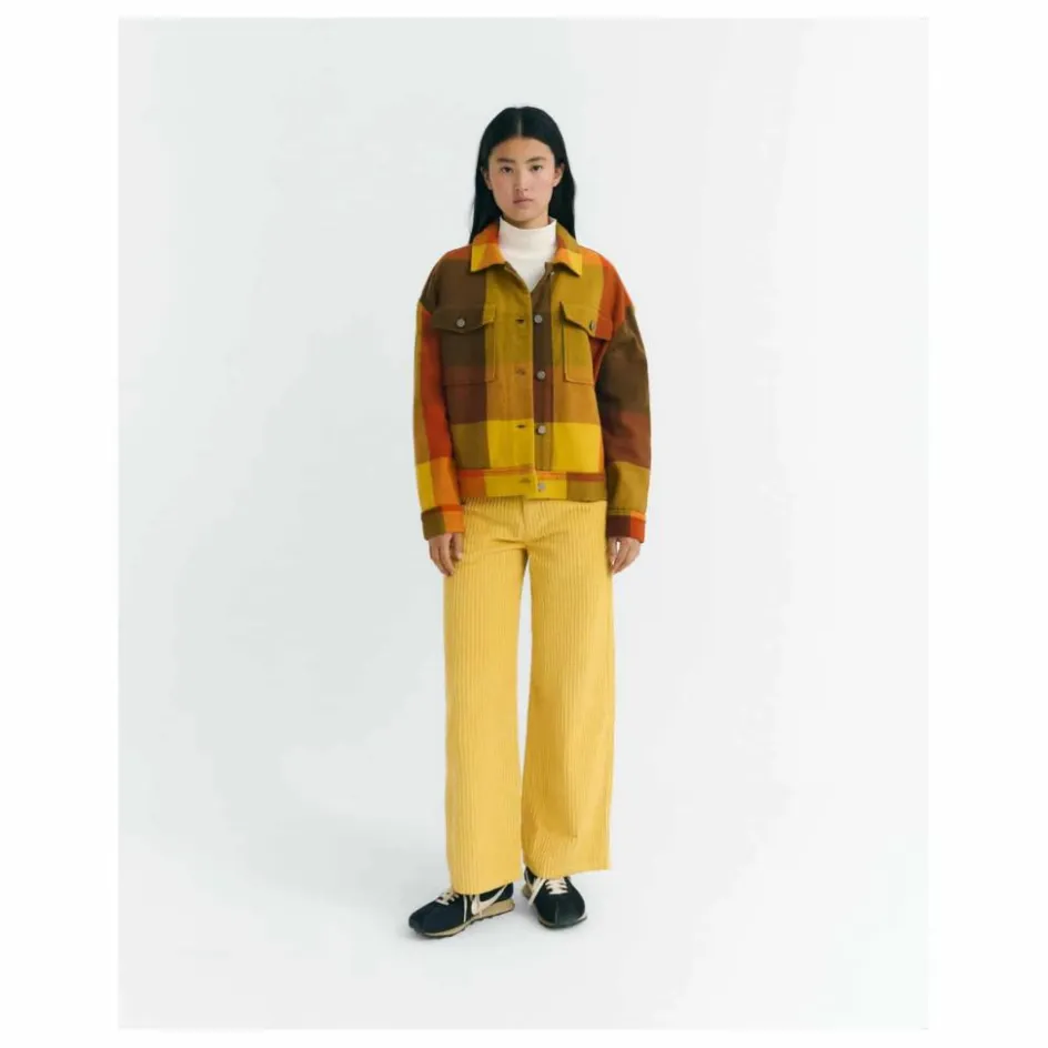 Femme Thinking Mu Vestes, Blousons*Veste Creek Blanket Frans Coton Bio |