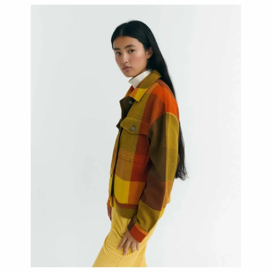 Femme Thinking Mu Vestes, Blousons*Veste Creek Blanket Frans Coton Bio |