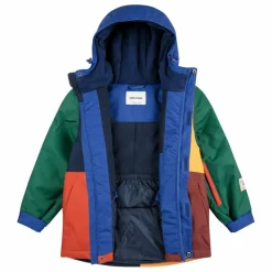 Bobo Choses Veste de ski Colorblock Fibres Recyclées | Bleu