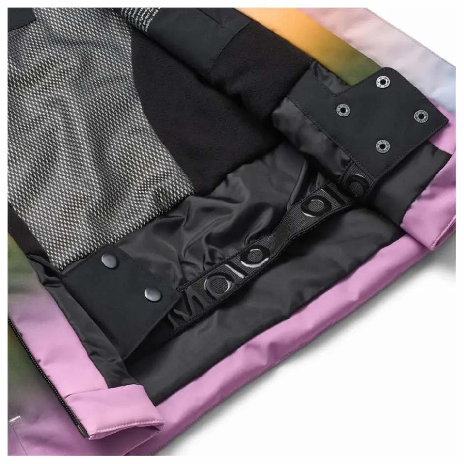 Best Molo Veste de Ski Pearson Rainbow | Rose pâle