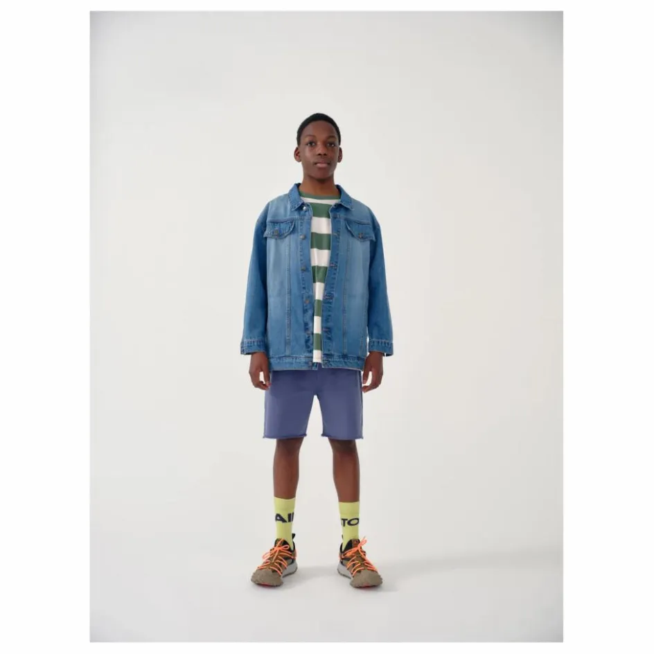 Online Main Story Veste Denim Coton Bio | Bleu délavé