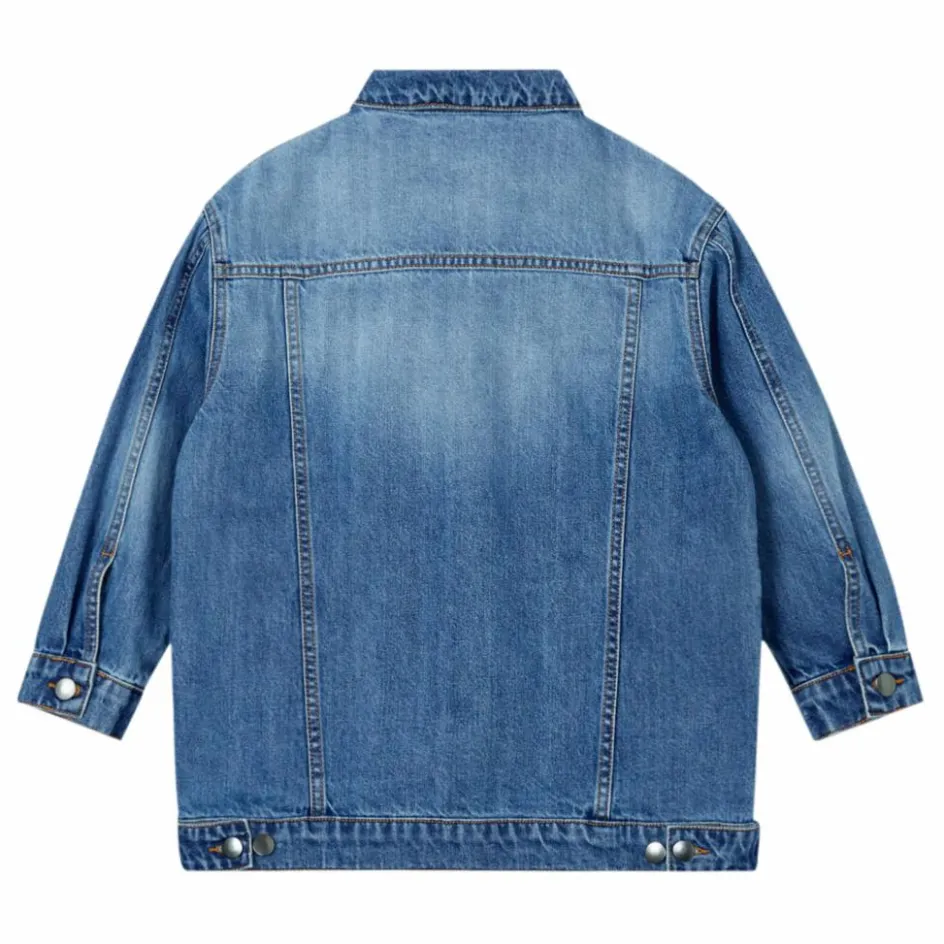 Online Main Story Veste Denim Coton Bio | Bleu délavé