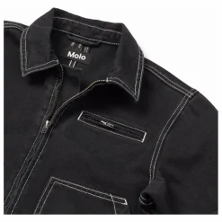 Outlet Molo Veste Denim Hetson Coton Bio | Denim noir