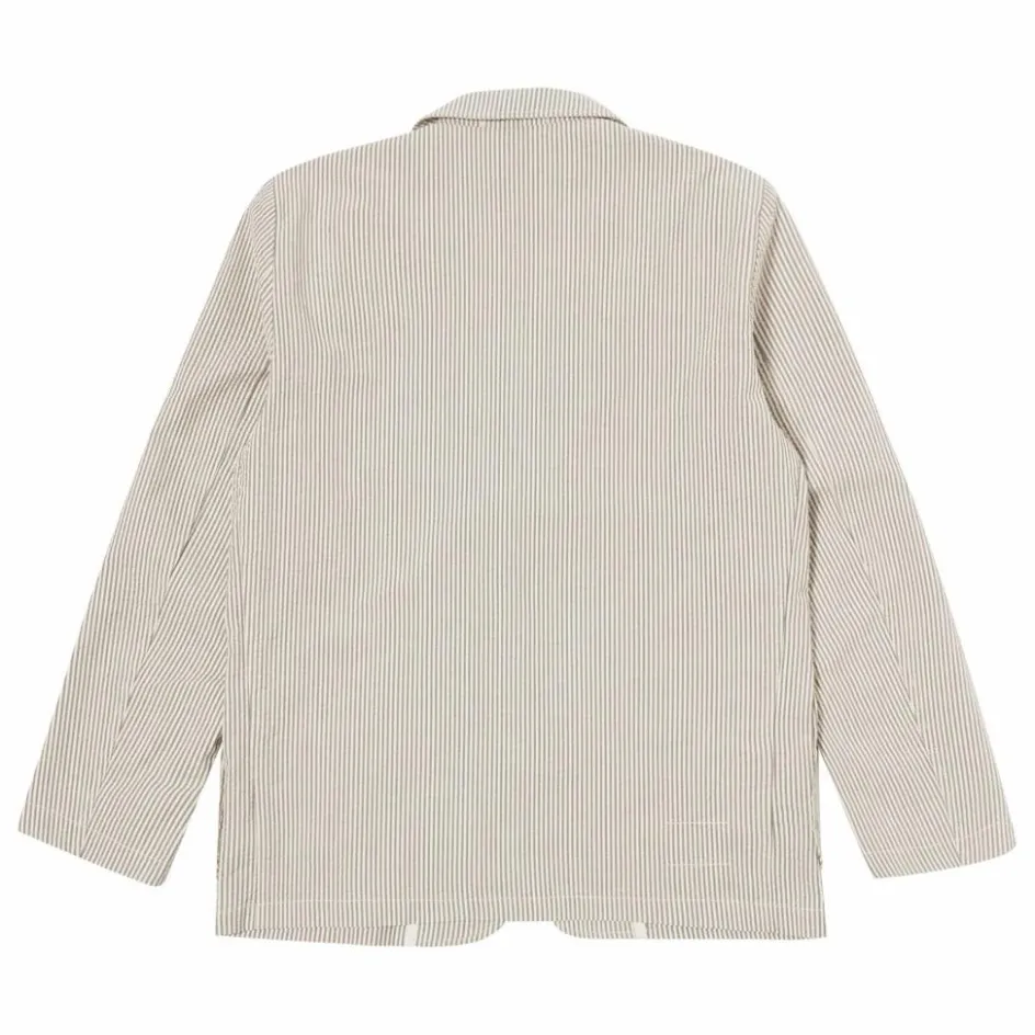 Universal Works Veste Derby Rayures ||Homme Doudounes, Parkas, Vestes