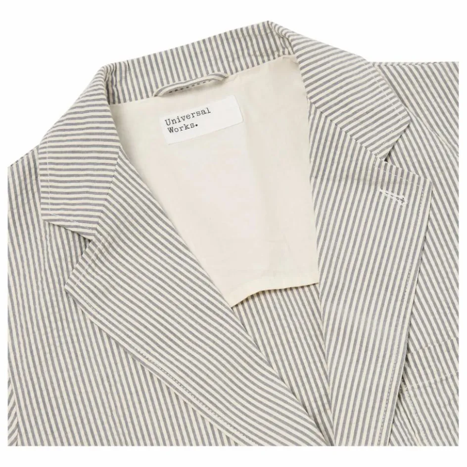Universal Works Veste Derby Rayures ||Homme Doudounes, Parkas, Vestes