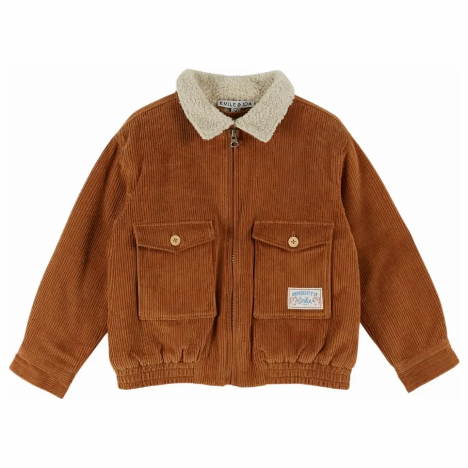 Enfant Emile et Ida Manteaux, Blousons*Veste Doublée Velours Côtelé |