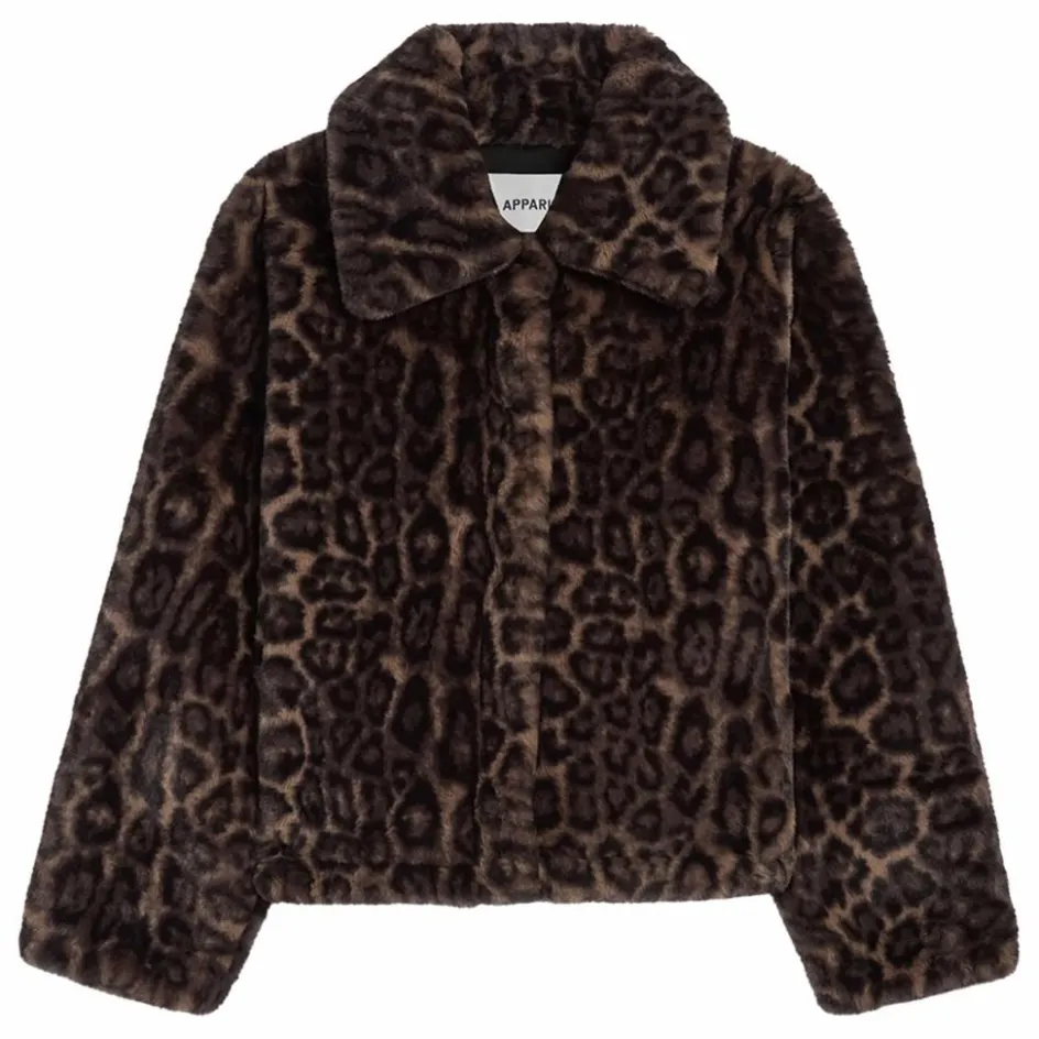 Clearance Veste Elis Léopard Fibres Recyclées | Femme Vestes, Blousons