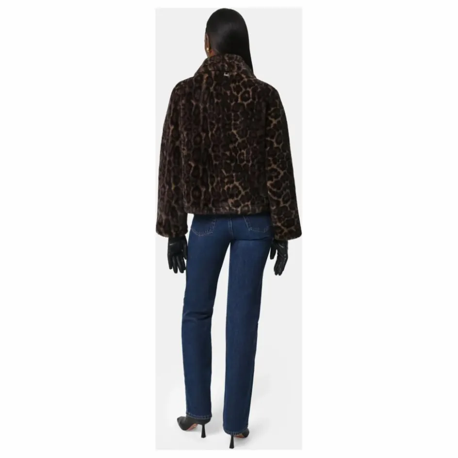 Clearance Veste Elis Léopard Fibres Recyclées | Femme Vestes, Blousons