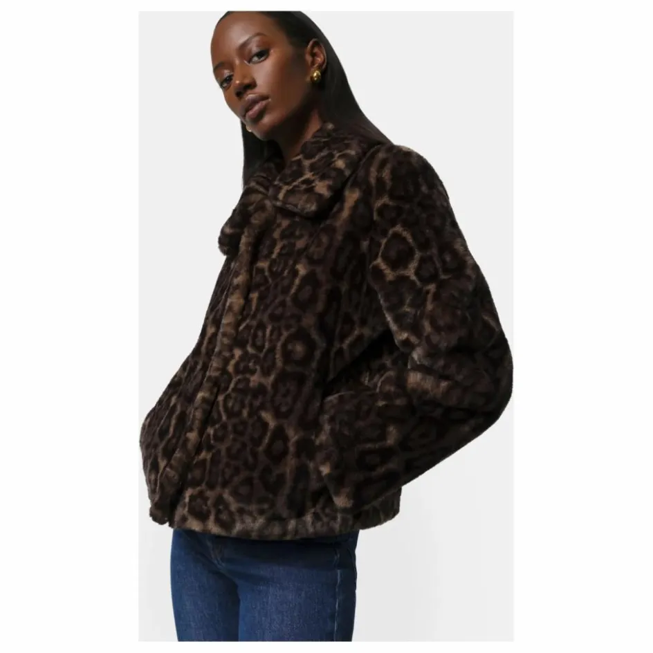 Clearance Veste Elis Léopard Fibres Recyclées | Femme Vestes, Blousons