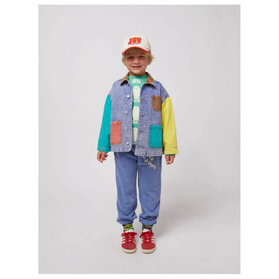 Enfant Bobo Choses Manteaux, Blousons|Manteaux, Blousons*Veste en Jean Colorblock Coton Bio |