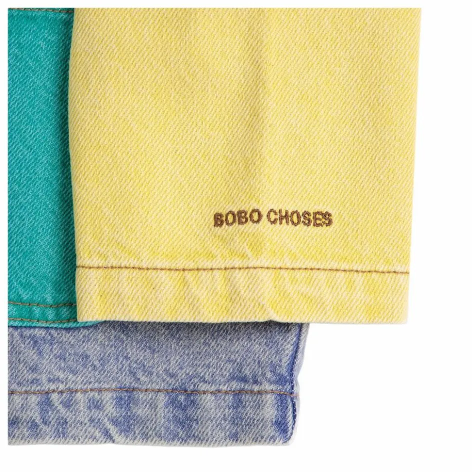 Enfant Bobo Choses Manteaux, Blousons|Manteaux, Blousons*Veste en Jean Colorblock Coton Bio |