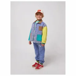 Enfant Bobo Choses Manteaux, Blousons|Manteaux, Blousons*Veste en Jean Colorblock Coton Bio |