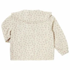 Online Tocoto Vintage Veste en Jean Fleurs | Crème