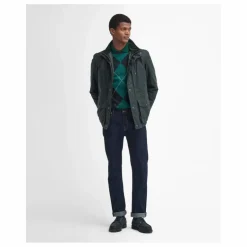 Barbour Veste Falstone Wax ||Homme Doudounes, Parkas, Vestes