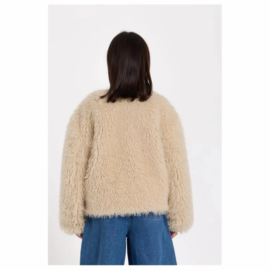 Sale Hundred Pieces Veste Façon Fourrure Lucky | Beige