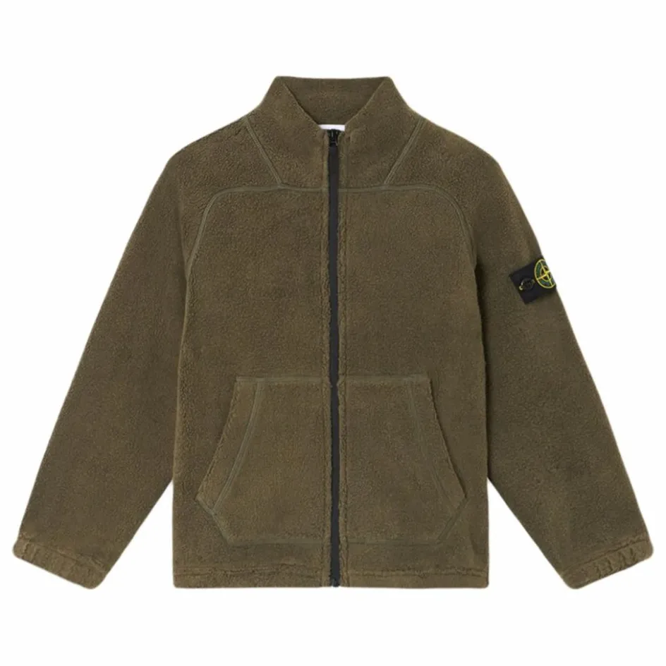 Stone Island Veste Façon Sherpa ||Enfant Manteaux, Blousons|Manteaux, Blousons