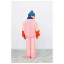 Tinycottons Veste Façon Sherpa Colorblock ||Enfant Manteaux, Blousons