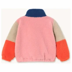 Tinycottons Veste Façon Sherpa Colorblock ||Enfant Manteaux, Blousons